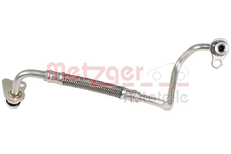 Conduite d'huile, Turbocompresseur (Conduit d'huile, turbo) METZGER ref. 2361126